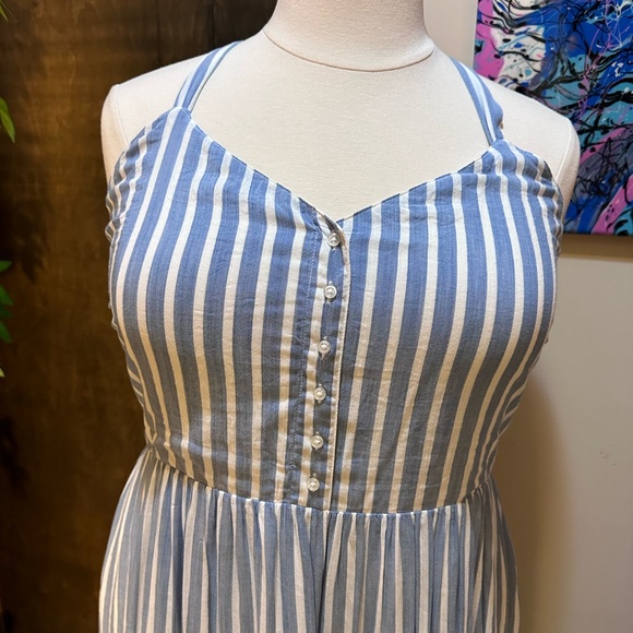 Striped Old Navy Ruffle Dress XL - Picture 3 of 15
